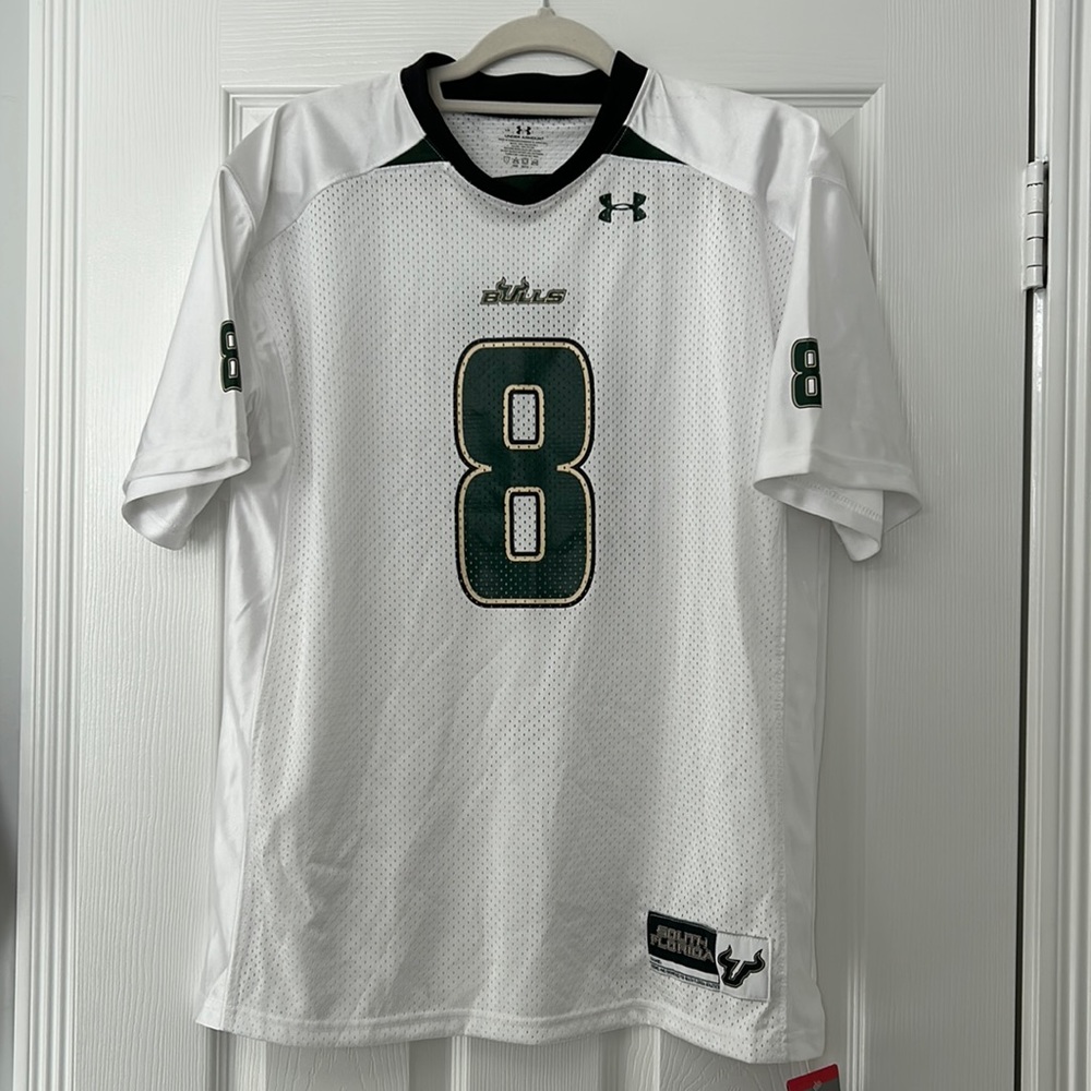 NWT USF Bulls football jersey. Size large. Brand new with tags
